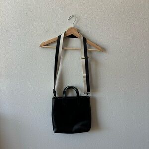 Madewell small zip top transport crossbody bag   Without The Strap.